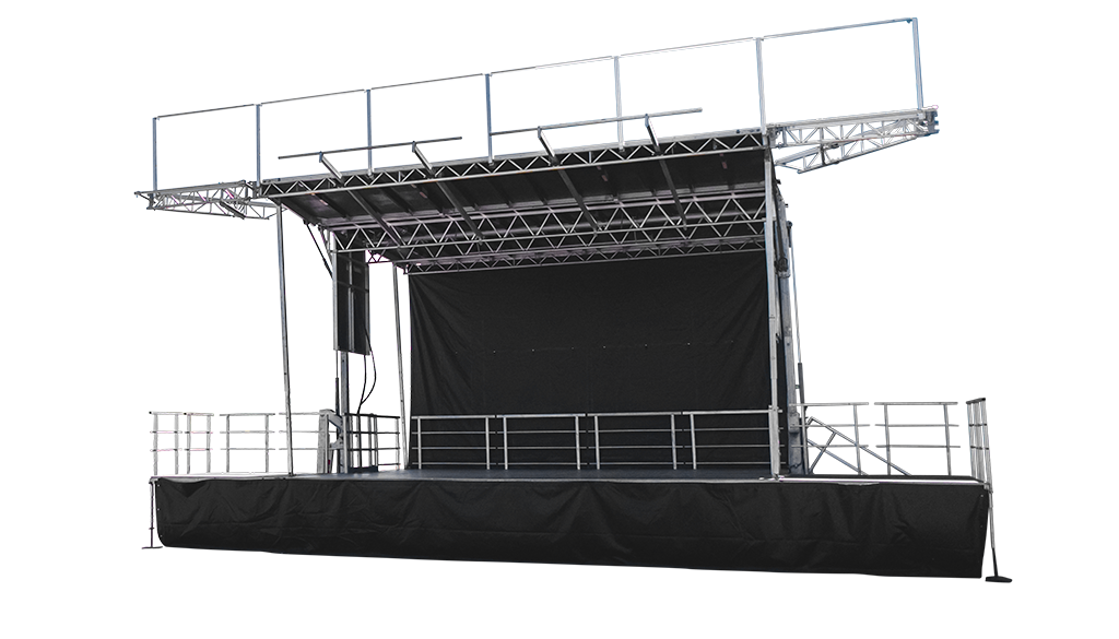 SL100 premium portable, custom event stage rental available in the Tri-state area, All Seasons Stage Rentals